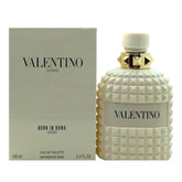 Valentino Uomo perfume bottle and packaging on a white background