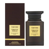 Tom Ford Tobacco Vanille perfume bottle and packaging on a white background