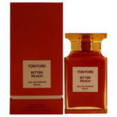 Tom Ford Bitter Peach perfume bottle and packaging on a white background