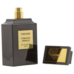 Tom Ford Tobacco Vanille perfume bottle with packaging on a white background