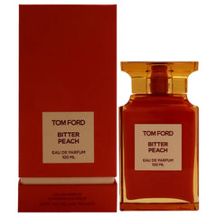 Tom Ford Bitter Peach perfume bottle and packaging on a white background