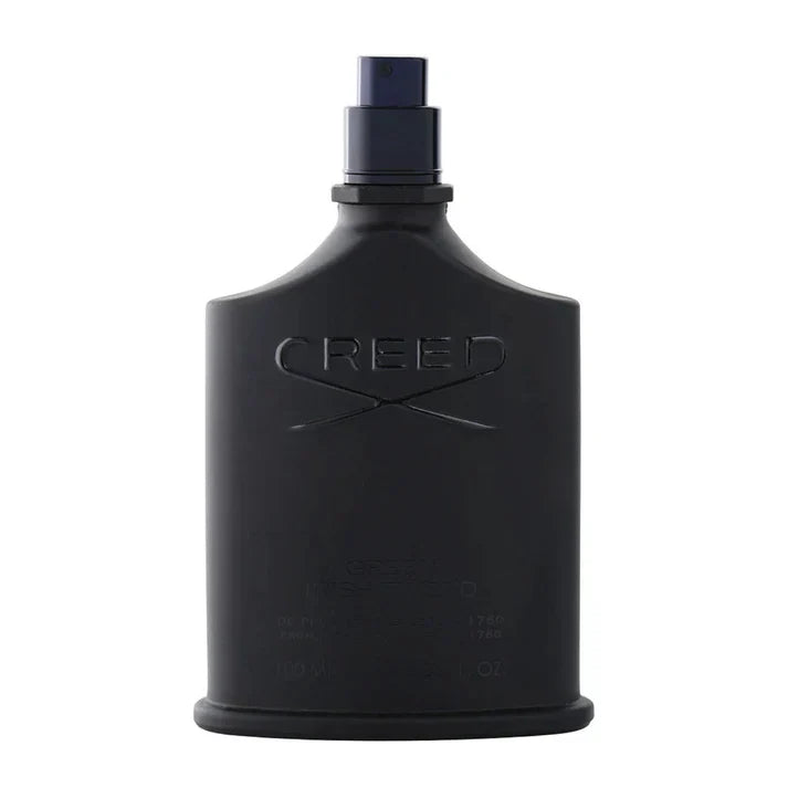 Black Creed perfume bottle on a white background