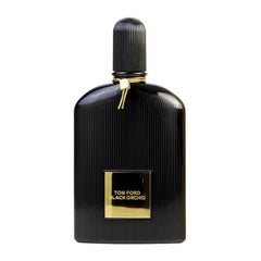 Black Tom Ford perfume bottle on a white background