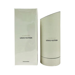 Louis Vuitton perfume bottle and packaging on a white background