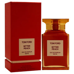 Tom Ford Bitter Peach perfume bottle and packaging on a white background