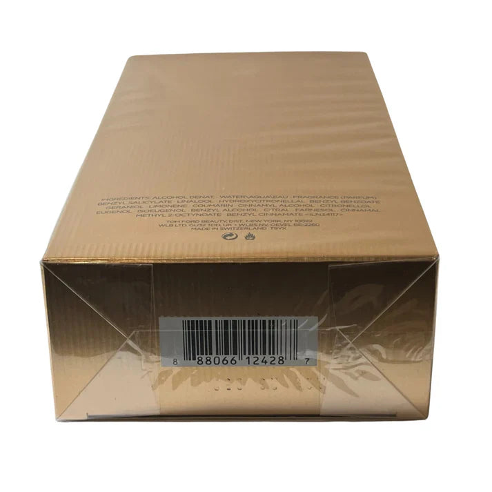 Brown cardboard box with a barcode on a white background